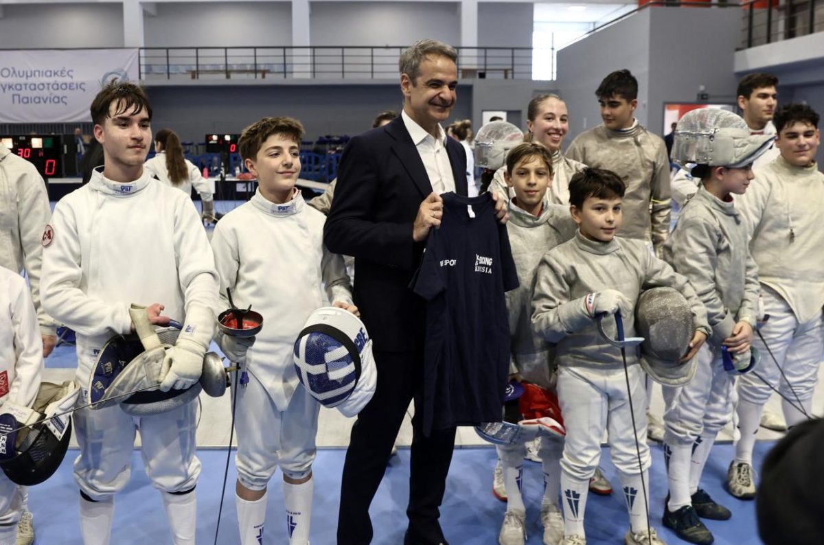 Παιανία: Στις ολυμπιακές εγκαταστάσεις ο Μητσοτάκης – «Εδώ θα προπονούνται αθλητές στίβου και ξιφασκίας»