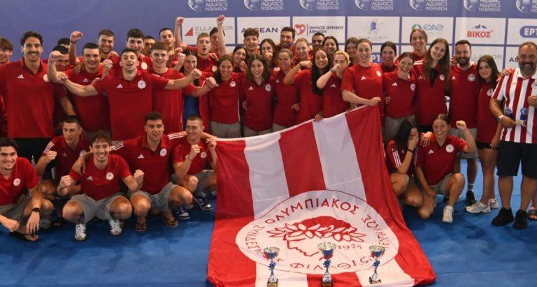 «Αυτοκράτορας» στην κολύμβηση ο Ολυμπιακός: 66 πρωταθλήματα και 46 τρεμπλ!