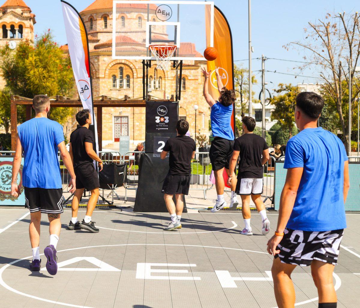 Η μεγάλη μπασκετική γιορτή ΔΕΗ 3×3 POWER TO THE HOOD by Eurohoops κάνει στάση στη Θέρμη