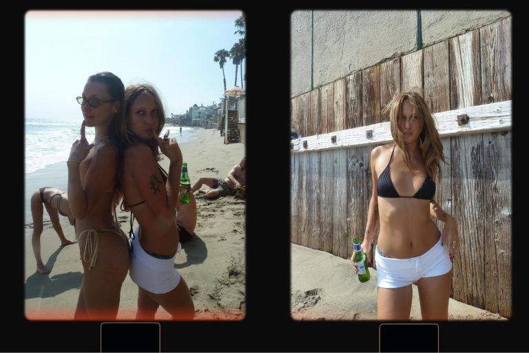 Αϊντάν Νιξ: Στην Αθήνα η άγνωστη αδελφή των Τζίτζι και Μπέλα Χαντίντ (και φοράει κεφίγια)