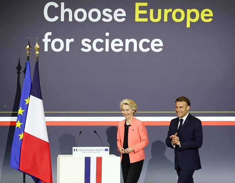 “Choose Europe for Science” λένε Μακρόν και φον ντερ Λάιεν – Συμμετοχή του Πρύτανη ΕΚΠΑ Γεράσιμου Σιάσου