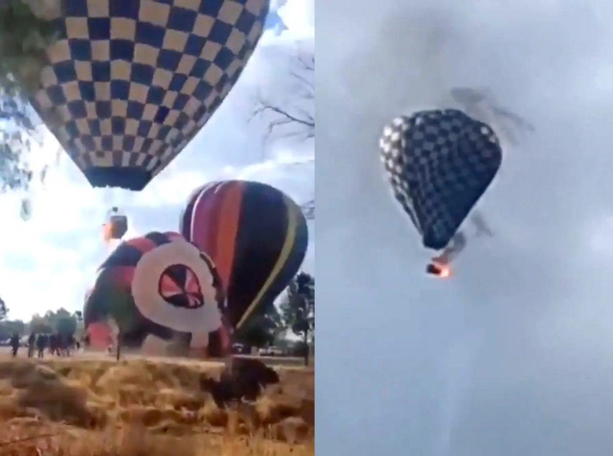Μεξικό: Τραγικός θάνατος 40χρονου σε φλεγόμενο αερόστατο – Μπλέχτηκε στα σκοινιά και έπεσε στο κενό