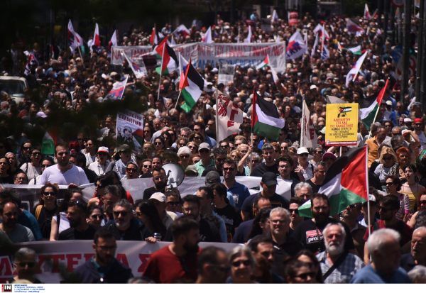 Παλαιστίνη: Μαζική πορεία στην ισραηλινή πρεσβεία – «Stop στη στρατιωτική συνεργασία Αθήνας και Τελ Αβίβ»