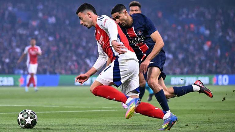 Η Παρί έκανε το 2-0 με τον Χακίμι, μείωσε η Άρσεναλ με τον Σάκα (vids)