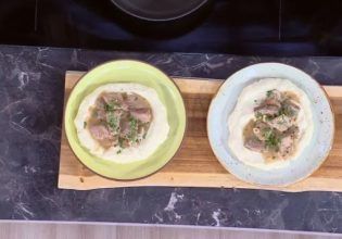 Συνταγή: Μοσχαράκι σοφρίτο με πουρέ πατάτας