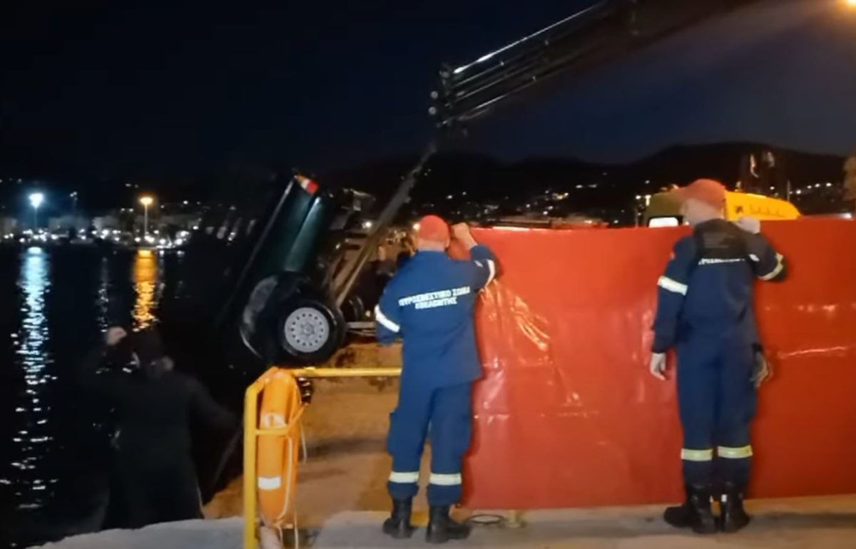 Τραγωδία στη Μυτιλήνη: Αυτοκίνητο έπεσε στο λιμάνι – Νεκρός ο οδηγός