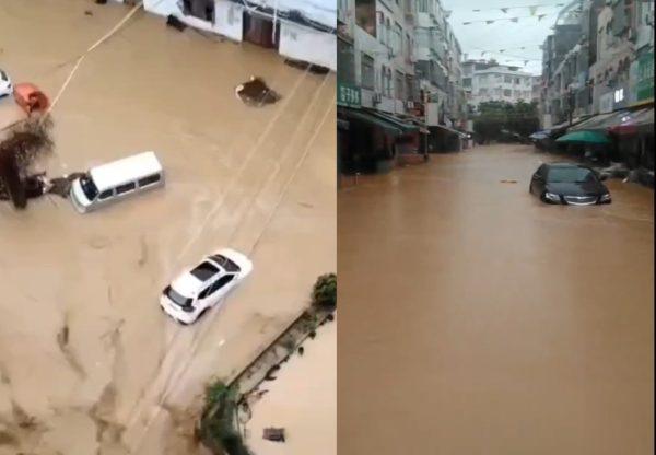 Κίνα: Φονικές πλημμύρες πλήττουν την χώρα – Έξι νεκροί, χιλιάδες νοικοκυριά στο σκοτάδι