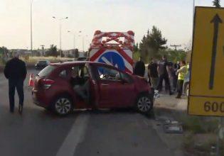 Τροχαίο στην ΕΟ Θεσσαλονίκης – Μουδανιών: ΙΧ έπεσε σε όχημα έργου, ένας εργάτης σοβαρά τραυματίας