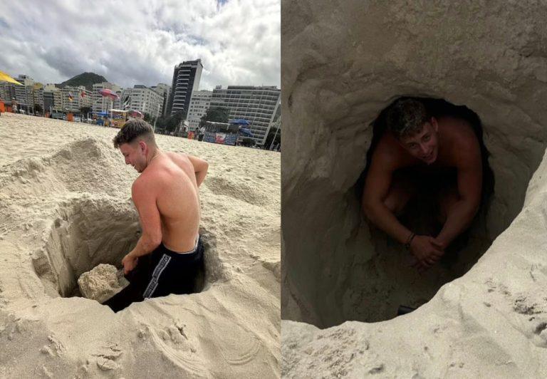 Βραζιλία: Βρετανός τουρίστας θάφτηκε ζωντανός σε τρύπα που έσκαβε για… πλάκα στην άμμο