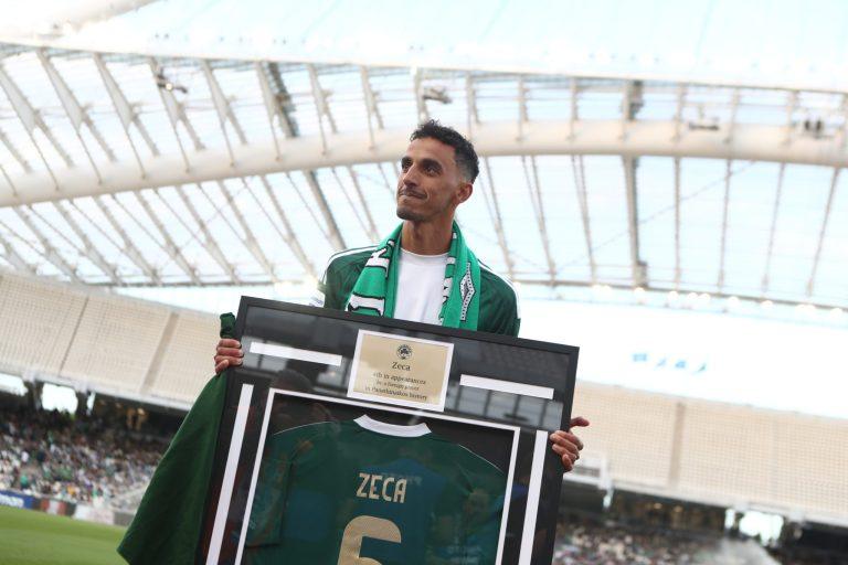 Συγκινημένος στο «αντίο» του ο Ζέκα: «Ήθελα να γίνει αυτό με τη φανέλα του Παναθηναϊκού» (pics)