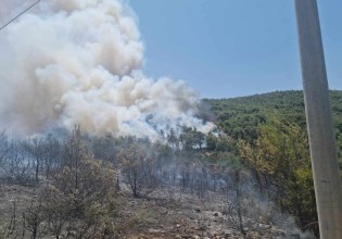 Σε ύφεση η φωτιά στο Άνω Σούλι Μαραθώνα – Παραμένουν ισχυρές πυροσβεστικές δυνάμεις στην περιοχή