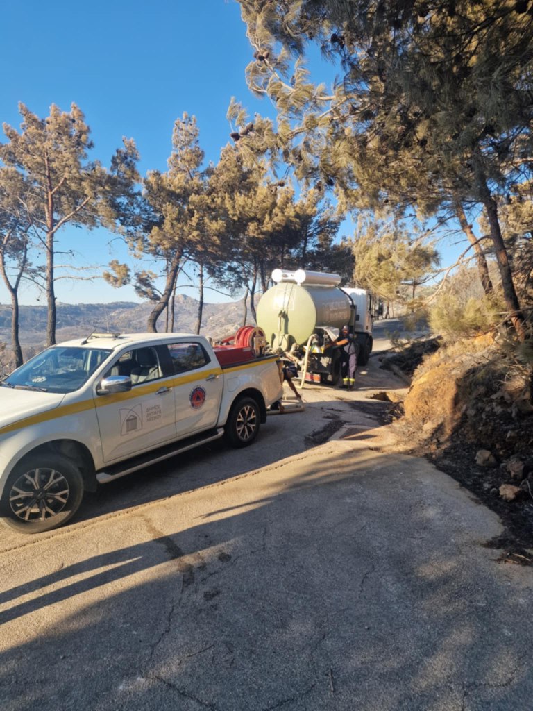 Ο Δήμος Δυτικής Λέσβου, έμπρακτα, στο πλευρό της Χίου