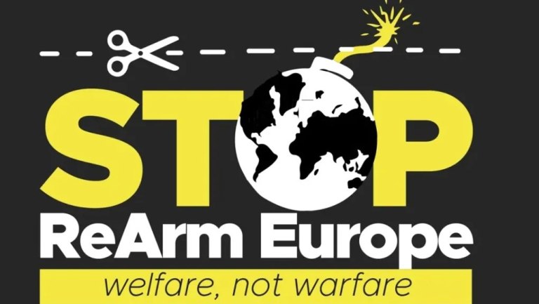 «Να γίνουμε στην Ελλάδα η ευρωπαϊκή φωνή της ειρήνης» – Διακήρυξη Stop στον πόλεμο-Stop Rearm Europe