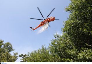 Μεγάλη φωτιά τώρα στη Μυτιλήνη: Σηκώθηκαν 10 εναέρια μέσα – Ήχησε το 112