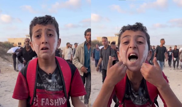 Σπαρακτική έκκληση από παιδί στη Γάζα – «Τρώμε άμμο αντί για ψωμί»