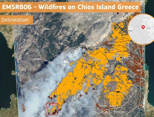 Χίος: Αυτές είναι οι εκτάσεις που κάηκαν στο νησί – Τρομάζει το μέγεθος της καταστροφής