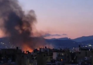 Φωτιά σε οικοπεδικό χώρο στο Παλαιό Φάληρο – Εντονη οσμή καπνού στον Πειραιά