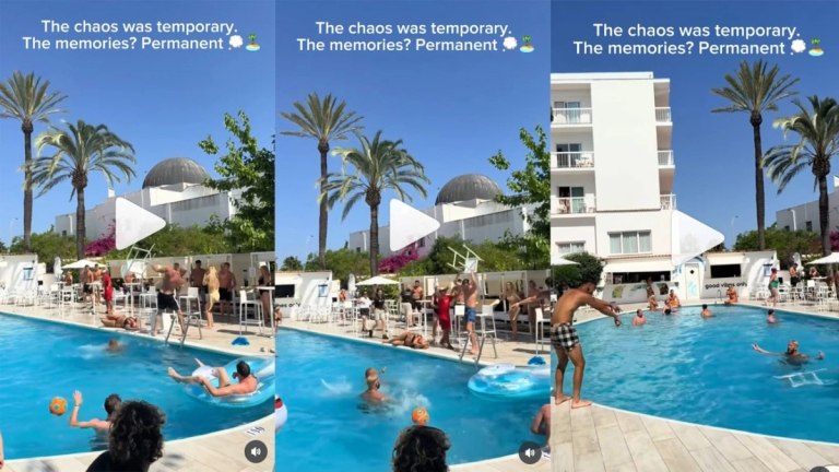 Άγριο ξύλο σε πισίνα στην Ίμπιζα – Καρεκλιές, μπουνιές και πανικός σε ξενοδοχείο