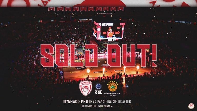 Ολυμπιακός: Δεν θα πέφτει… καρφίτσα: Sold out το ΣΕΦ ενόψει του 4ου τελικού (pic)