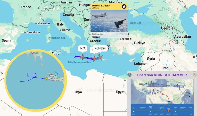 Ιράν: Η βάση της Σούδας είχε κυρίαρχο ρόλο στους βομβαρδισμούς των ΗΠΑ