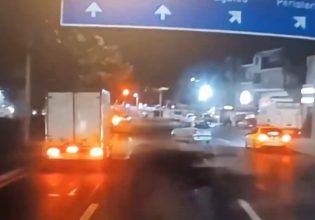 Λεωφόρος Αθηνών: Αυτοκίνητο χωρίς οδηγό σε τρελή πορεία – Από τύχη δεν υπήρξε ατύχημα