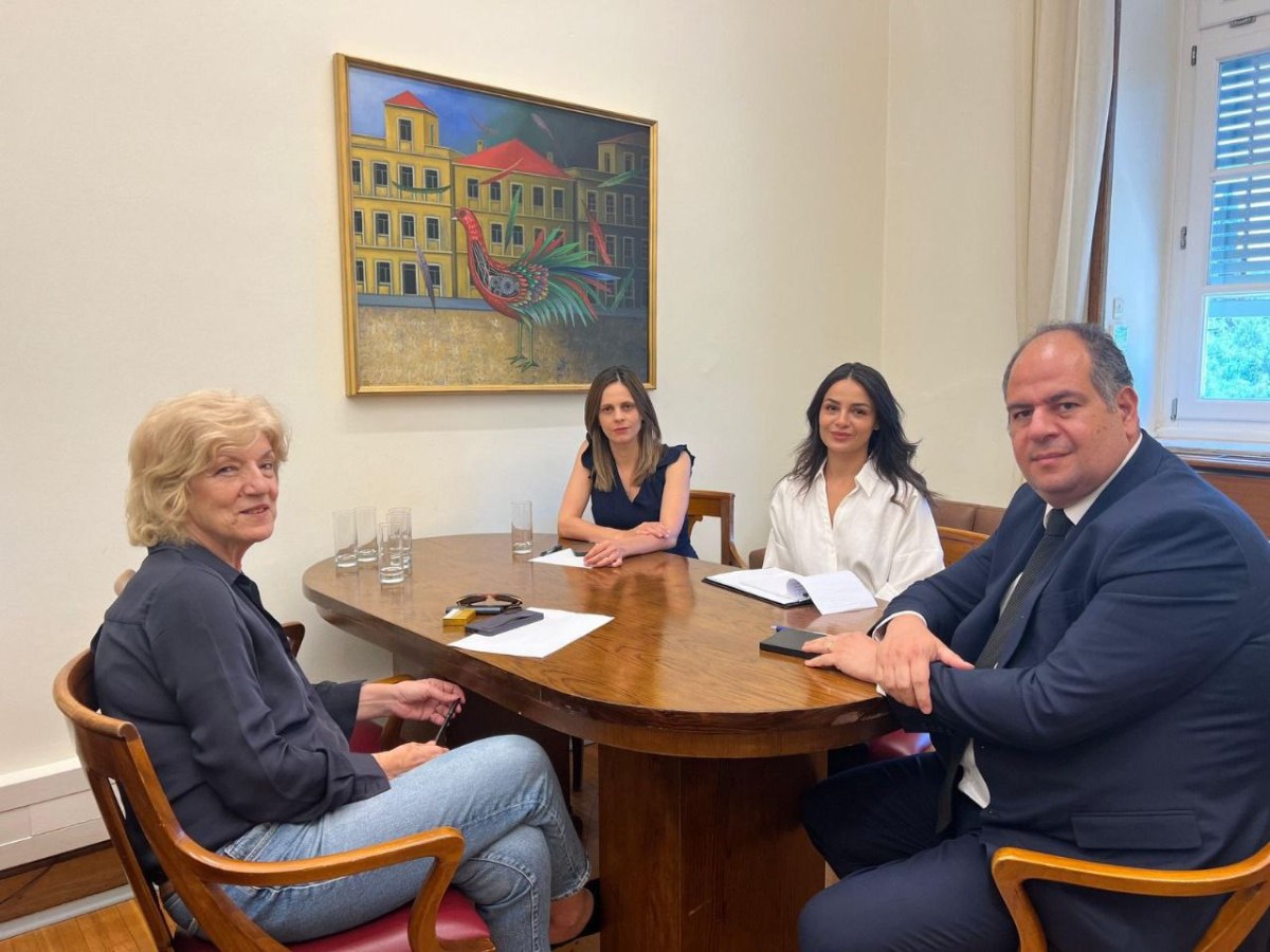 Συνάντηση Νέας Αριστεράς με τον πρέσβη της Παλαιστίνης – «Να σταματήσει η γενοκτονία στη Γάζα»