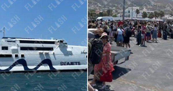 Αναστάτωση στην Πάρο: To Champion Jet 3 προσέκρουσε σε προβλήτα