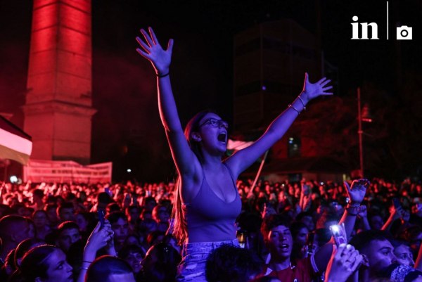 «Τραγουδήστε για τη Γάζα»: Το in στη μεγάλη αντιπολεμική συναυλία στην Τεχνόπολη