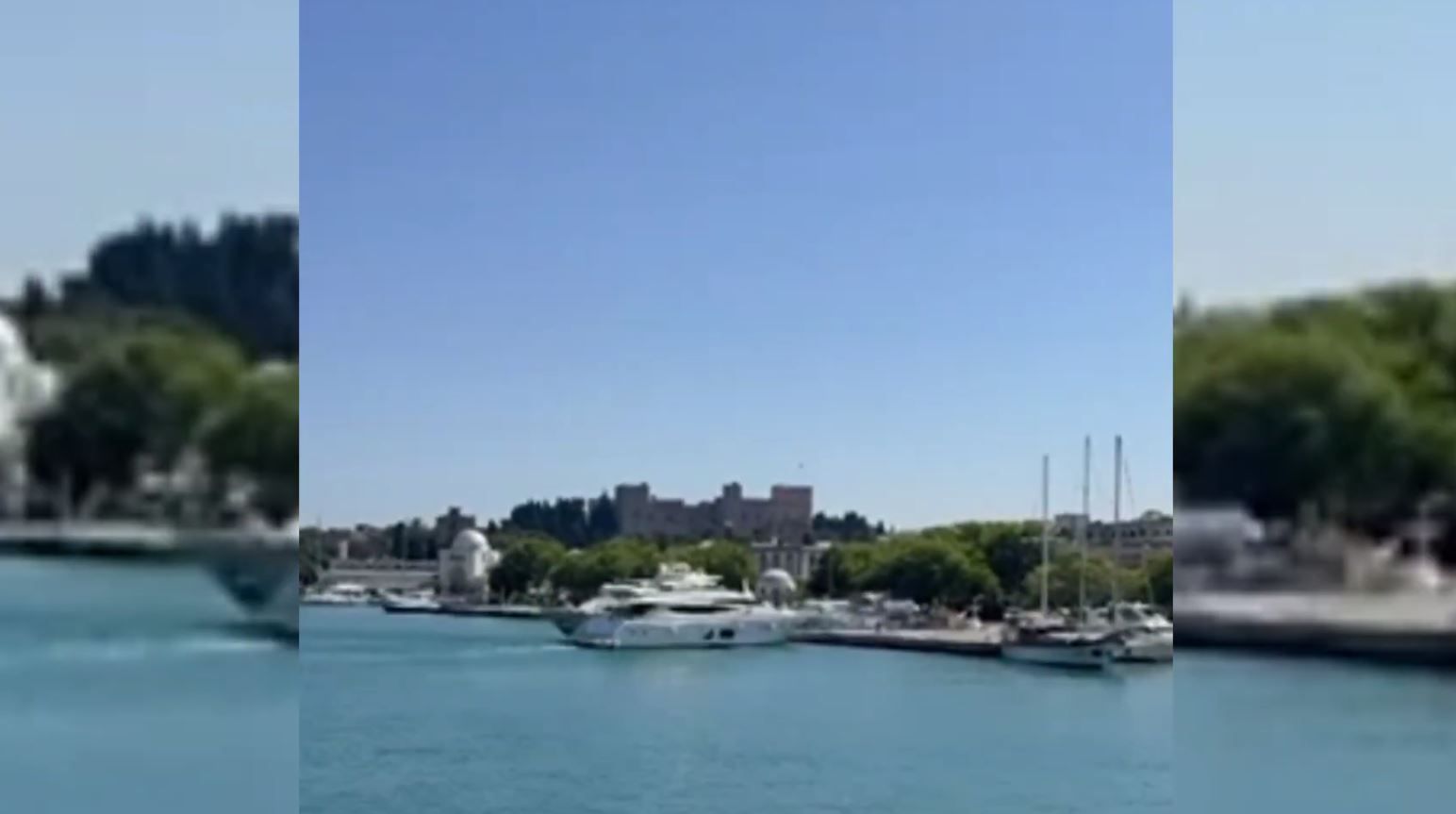 Ρόδος: Θαλαμηγός «καρφώθηκε» στην προβλήτα του λιμανιού