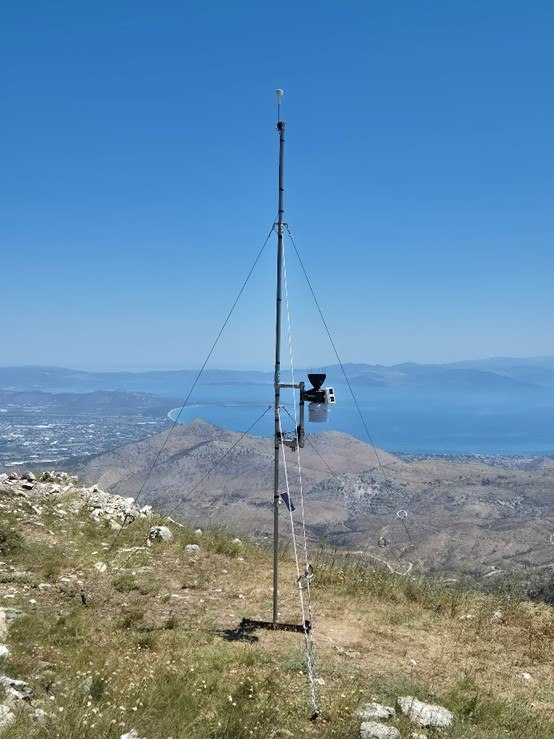 Νέος μετεωρολογικός σταθμός στην κορυφή της Πεντέλης