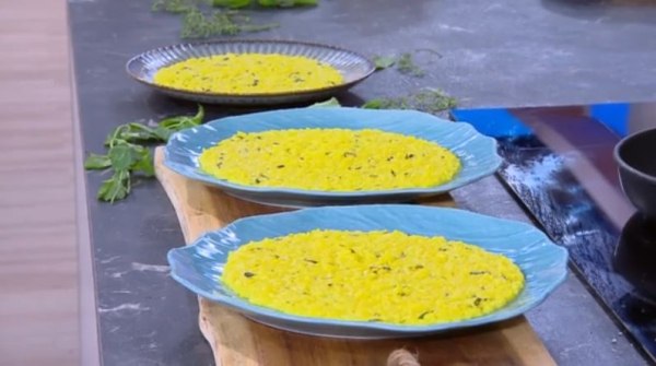 Συνταγή: Ριζότο με κουρκουμά, λεμόνι και δυόσμο