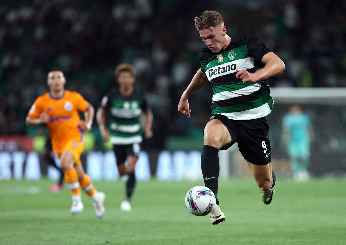 Πανό και συνθήματα εναντίον του Γκιόκερες από τους οπαδούς της Σπόρτινγκ Λισαβόνας