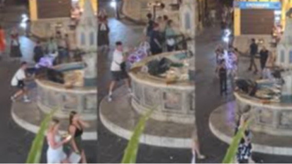 Ρόδος: Εισαγγελική εντολή για εντοπισμό και σύλληψη του άνδρα που έριξε τον άστεγο στο συντριβάνι