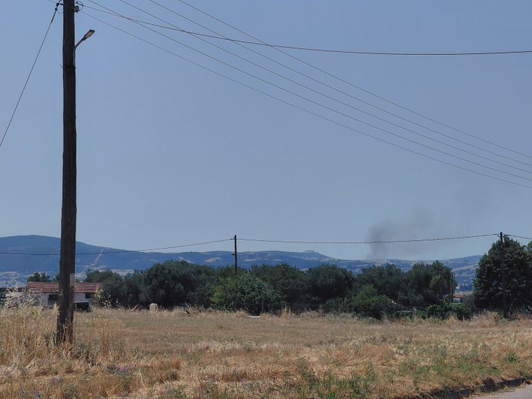 Θεσσαλονίκη: Φωτιά στο Σχολάρι – Επιχειρούν εναέρια, ήχησε το 112