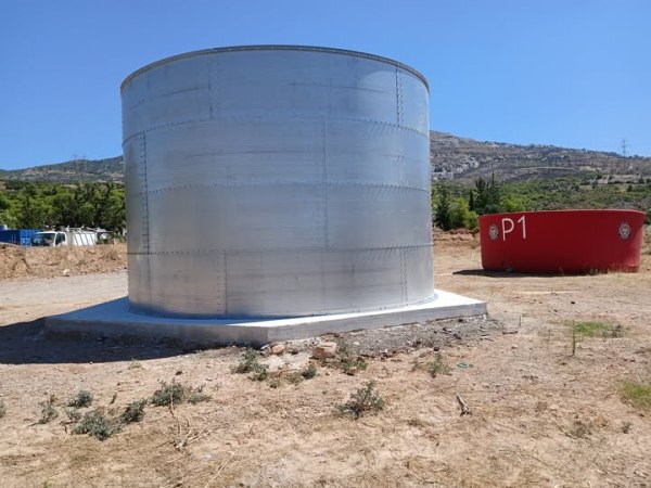 Νέα υδατοδεξαμενή 100.000 λίτρων στην Πεντέλη