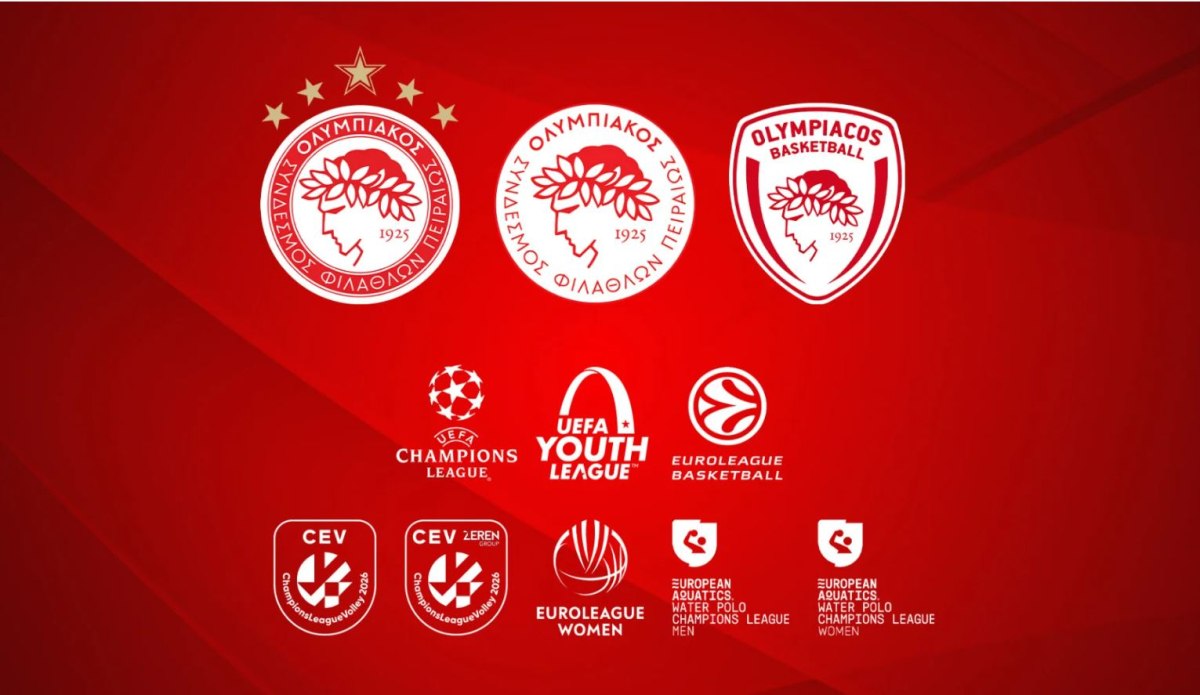 Ολυμπιακός: Σε Champions League και Euroleague επτά τμήματα – Ρεκόρ συμμετοχών στις κορυφαίες ευρωπαϊκές διοργανώσεις