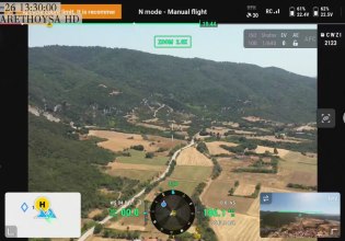 Εικόνα από drone: Η ώρα που ξεκίνησε η φωτιά στην Αρέθουσα Βόλβης – Αναζητείται 22χρονος