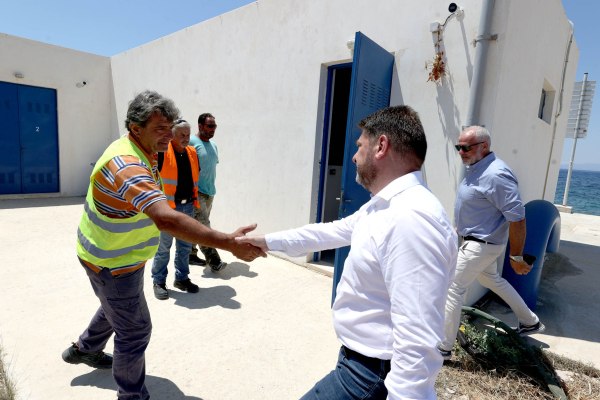 Στην Αίγινα ο Νίκος Χαρδαλιάς και συνάντηση με τον Δήμαρχο