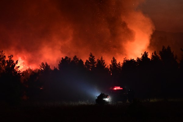 Δράμα: Φωτιά σε δασική έκταση στα Ζαρκάδια Παρανεστίου