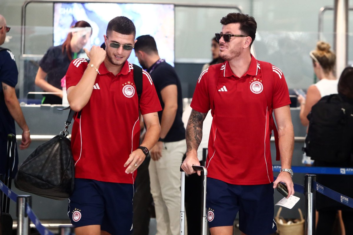 Αναχώρησε για την Ολλανδία ο Ολυμπιακός (pics)