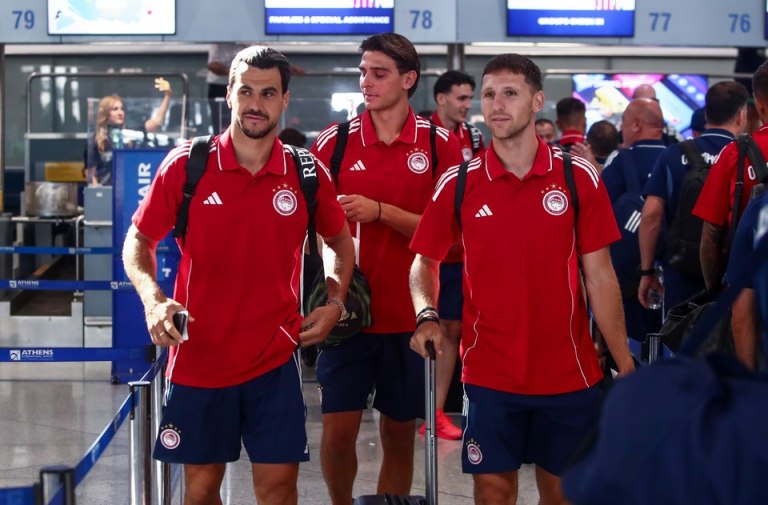 Έφτασε στην Ολλανδία ο Ολυμπιακός