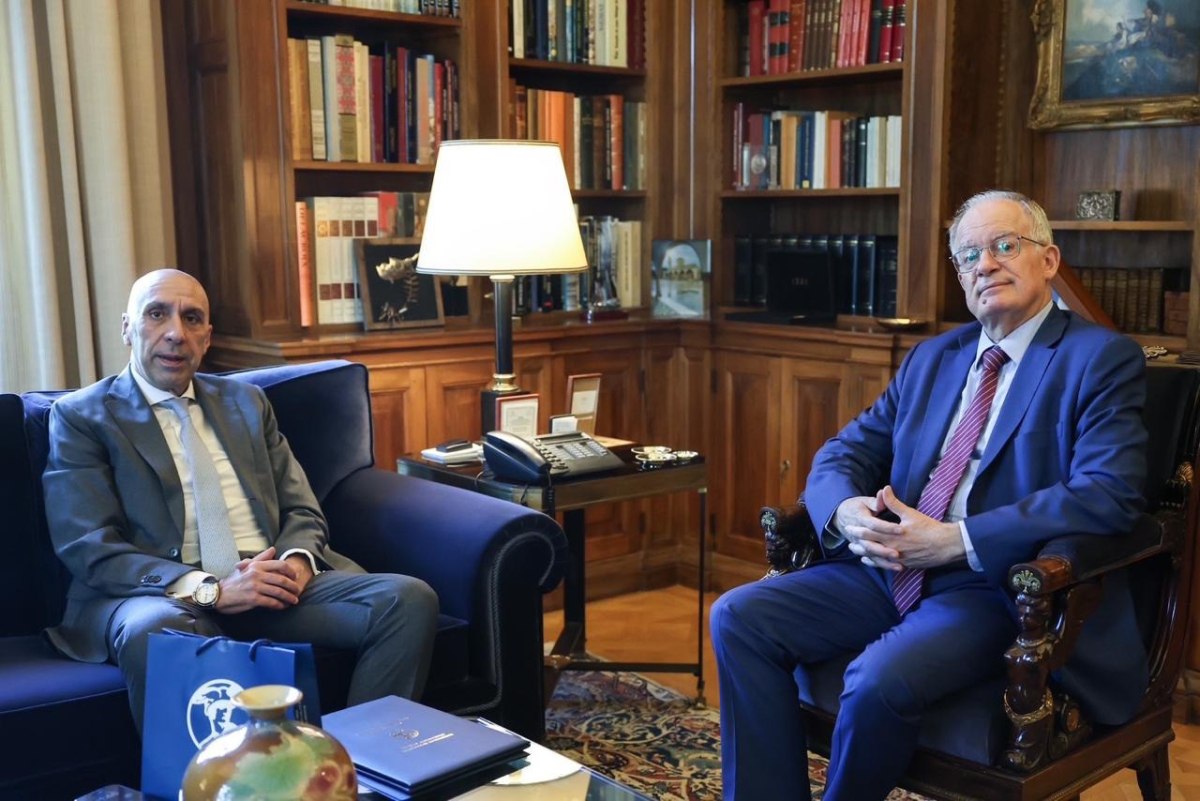 Μπρατάκος στον Τασούλα: Στόχος του ΕΒΕΑ είναι μια ανάπτυξη ισχυρή, ανθεκτική, συμπεριληπτική και δίκαιη