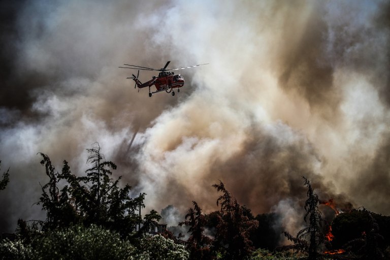 Φωτιά στην Αρχαία Ολυμπία – «Τα εναέρια περιόρισαν άμεσα το μέτωπο» λέει ο δήμαρχος στο in