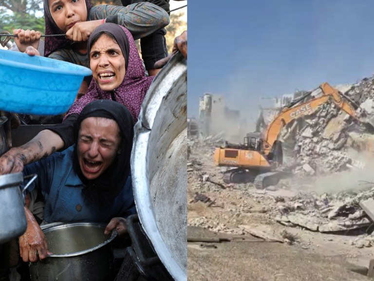 Γάζα: Οι Παλαιστίνιοι πεθαίνουν από την πείνα και το Ισραήλ κατεδαφίζει με μπουλντόζες τα σπίτια τους