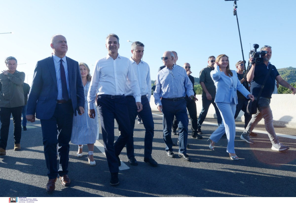 Στην κυκλοφορία ο νέος δρόμος Πάτρα – Πύργος – Στην τελετή παράδοσης ο Κ. Μητσοτάκης