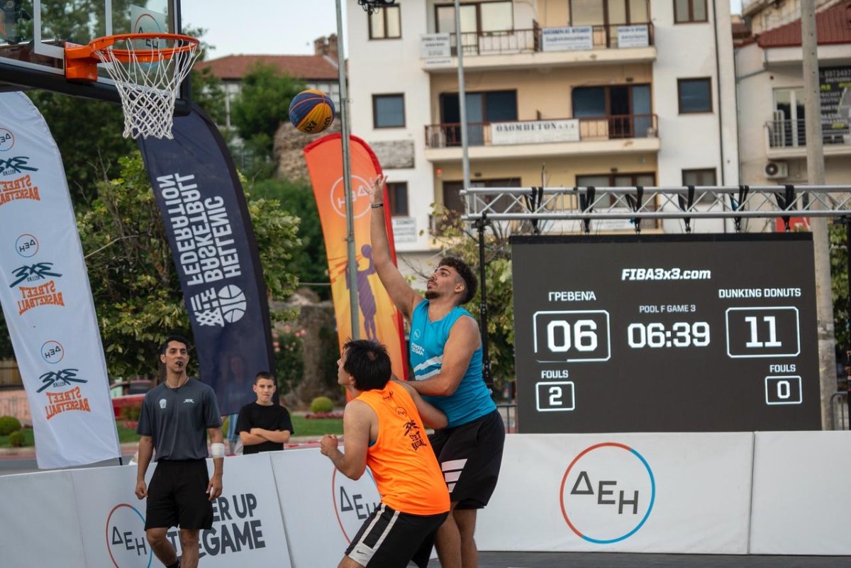 Το ΔΕΗ 3×3 Street Basketball ρίχνει αυλαία στη Σπάρτη