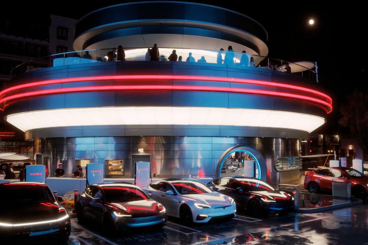 Tesla Diner: Ο Έλον Μασκ επελαύνει στην εστίαση – Ρετρο-φουτουρισμός, ρομπότ, και αντιδράσεις