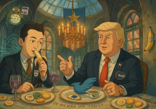 Ο αγοραστής της μπανάνας του Μαουρίτσιο Κατελάν επενδύει 100 εκατ. δολάρια στο κρυπτονόμισμα του Τραμπ