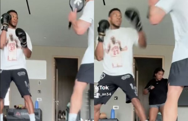 Το… γύρισε στο μποξ ο Αντετοκούνμπο: Ξεκίνησε προπονήσεις με τη Μαράια (vid)