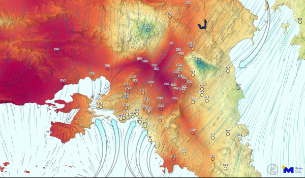 Καιρός: Η δύναμη της θαλάσσιας αύρας «δρόσισε» την Αθήνα